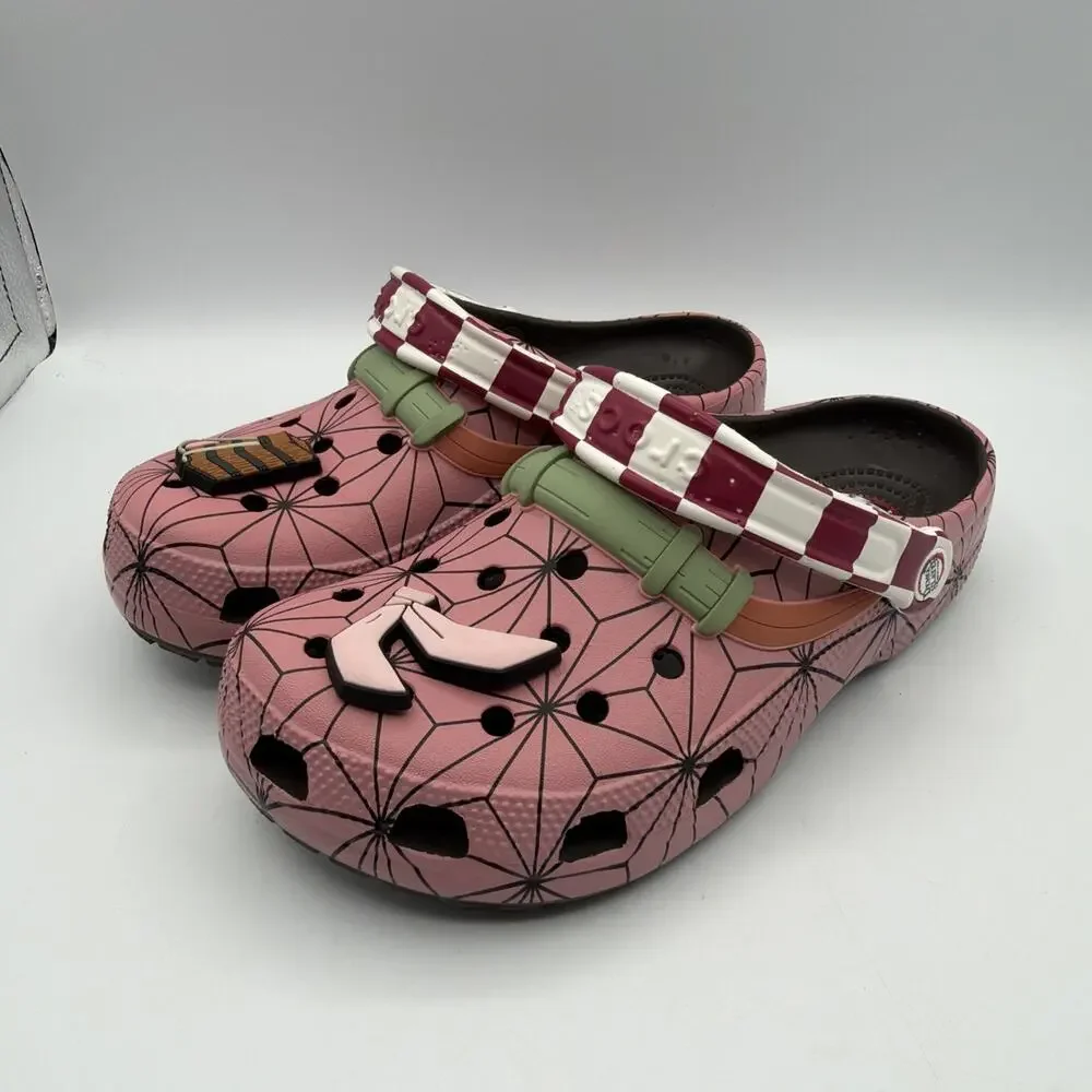 Crocs Classic Clog x Demon Slayer Nezuko US Men’s size 7 W 9 Accessories Read